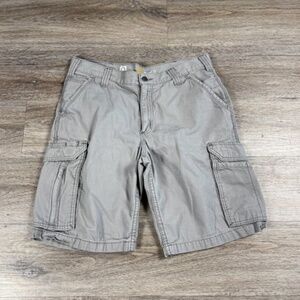 Carhartt Men's Relaxed Fit Cargo Shorts Size 34 Gray